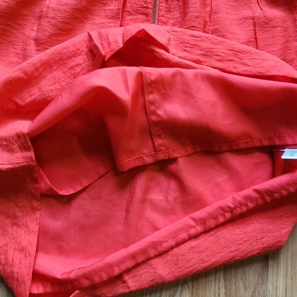 Ann Taylor LOFT strapless summer cocktail dress 4 coral - Picture 10 of 11